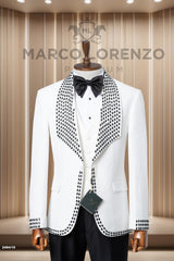 Marco Lorenzo | Collar Studded Tuxedo | ML183