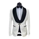 4pc Wide Collar Tuxedo (Slim Fit)